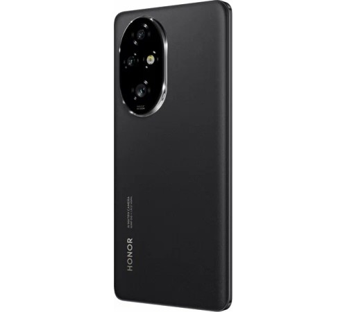 Смартфон Honor 200 Pro 12/512 ГБ RU в чёрном цвете — мощный выбор для ценителей качества.