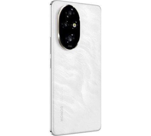Смартфон Honor 200 Pro 12/512 ГБ RU в белом цвете — мощный выбор для ценителей качества.