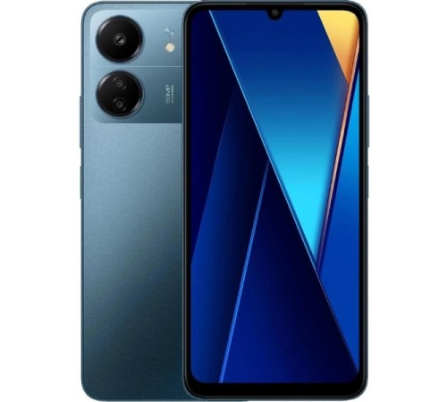 Смартфон POCO C65 6/128 ГБ, Dual nano-SIM, синий — новая модель для рынка RU