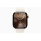 Роскошные Apple Watch S10 42 мм в золотистом титановом корпусе со спортивным ремешком Starlight, размер S/M (HK)