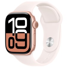 Apple Watch S10 46mm Rose Gold Aluminium Case with Light Blush Sport Band US M/L (MWWU3) Apple Watch S10 46mm Rose Gold Aluminium Case with Light Blush Sport Band US M/L (MWWU3)