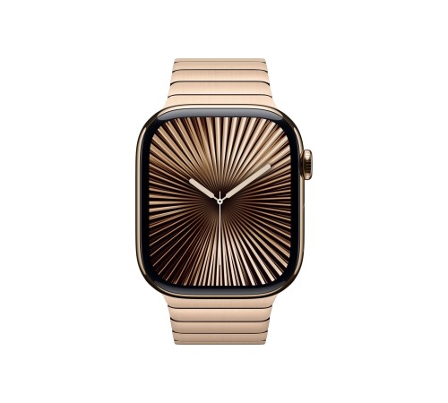 Apple Watch S10 46mm Gold Titanium Case with Gold Link Bracelet