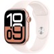 Apple Watch S10 46mm Rose Gold Aluminium Case with Light Blush Sport Band US S/M (MWWT3)