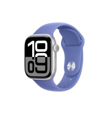 Apple Watch S10 42mm Silver Aluminium Case with  Periwinkle Sport Band S/M