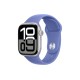 Apple Watch S10 42mm Silver Aluminium Case with  Periwinkle Sport Band S/M