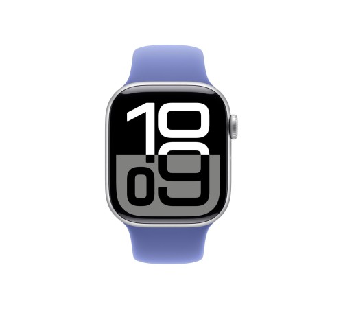 Apple Watch S10 42mm Silver Aluminium Case with  Periwinkle Sport Band S/M