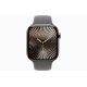 Apple Watch S10 42 мм в корпусе из натурального титана с ремешком Stone Gray Sport, размер M/L (HK) — новинка в ассортименте