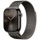 Apple Watch S10 42 мм: титановый корпус Slate с браслетом Milanese Loop
