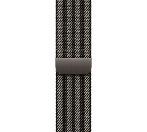 Apple Watch S10 42 мм: титановый корпус Slate с браслетом Milanese Loop