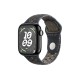 Apple Watch S10 42mm Jet Black Aluminum Case with Midnight Sky Nike Sport Band M/L