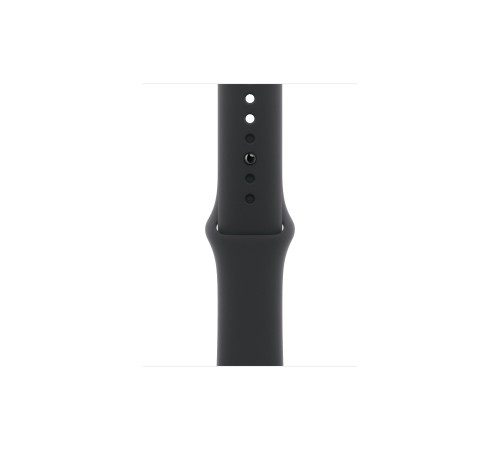 Apple Watch S10 42mm Silver Aluminum Case with Black Sport Band S/M