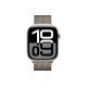 Apple Watch S10 42mm Silver Aluminum Case with Natural Milanese Loop