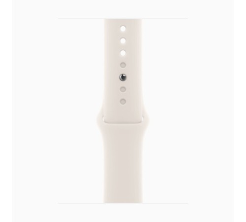 Роскошные Apple Watch S10: золотой титановый корпус 42 мм с ремешком Starlight Sport (S/M)