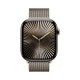 Apple Watch S10 46 мм в титановом корпусе Natural Titanium с Milanese Loop M/L — элегантность и стиль