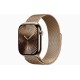 Роскошные Apple Watch S10 46 мм с золотым титановым корпусом и Milanese Loop M/L (США)