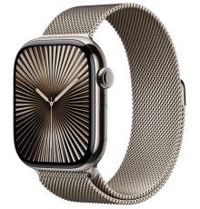 Apple Watch S10 42mm Natural Titanium Case with Natural Milanese Loop