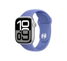 Apple Watch S10 42mm Silver Aluminium Case with  Periwinkle Sport Band M/L