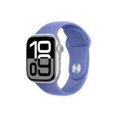 Apple Watch S10 42mm Silver Aluminium Case with  Periwinkle Sport Band M/L