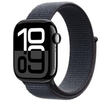 Apple Watch S10 46mm Aluminium Jet Black Sport Loop (MWWR3)