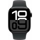 Роскошные Apple Watch S10 46mm в чёрном алюминиевом корпусе с ремешком Solo Loop, размер 10