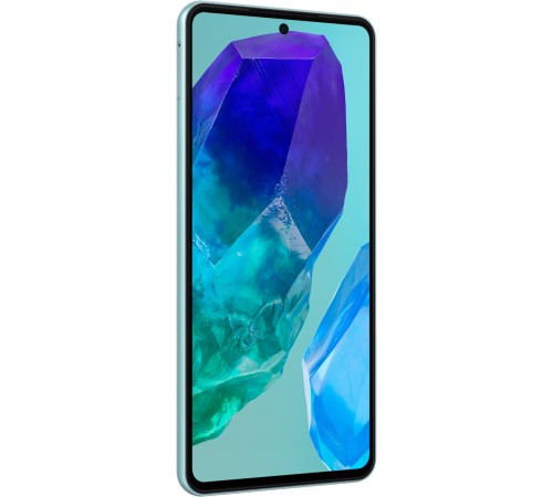 Смартфон Samsung Galaxy M55 8/256Gb в зелёном цвете — мощный и стильный гаджет.