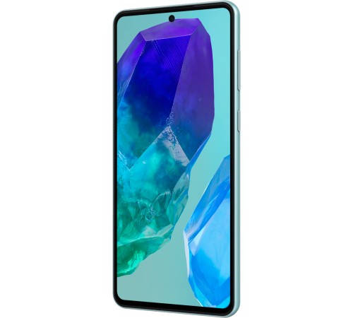 Смартфон Samsung Galaxy M55 8/256Gb в зелёном цвете — мощный и стильный гаджет.