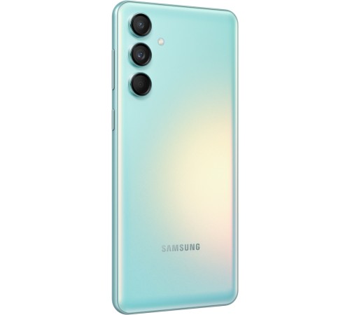 Смартфон Samsung Galaxy M55 8/256Gb в зелёном цвете — мощный и стильный гаджет.