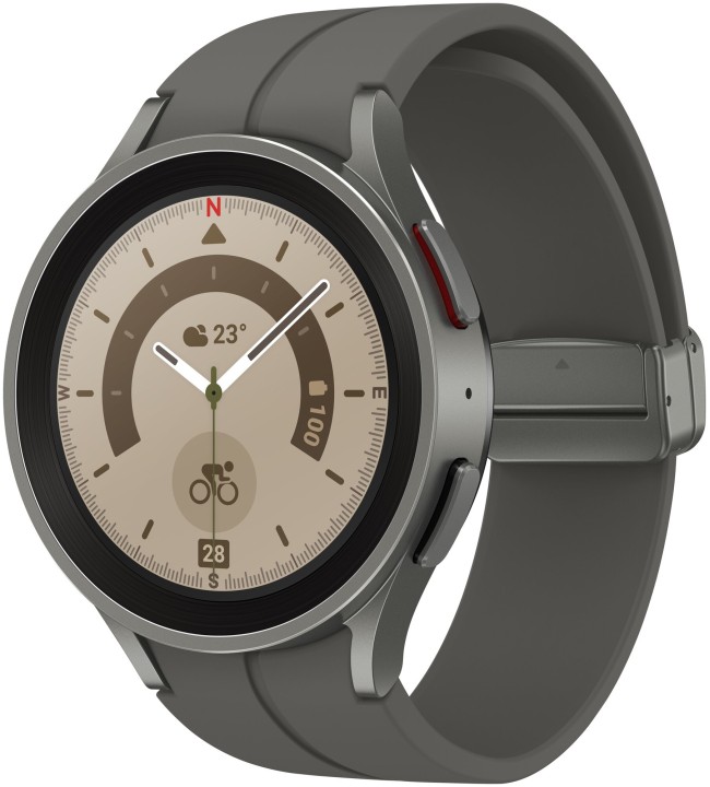 Умные часы  Samsung Galaxy Watch 5 Pro 45 mm, Gray Titanium