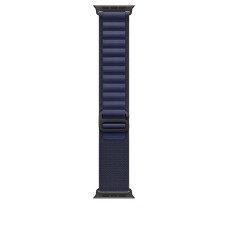 Ремешок для Apple Watch Ultra 49mm Navy Alpine Loop - S (Темно-синий) Black Titanium Finish (MYPW3) Ремешок для Apple Watch Ultra 49mm Navy Alpine Loop - S (Темно-синий) Black Titanium Finish (MYPW3)