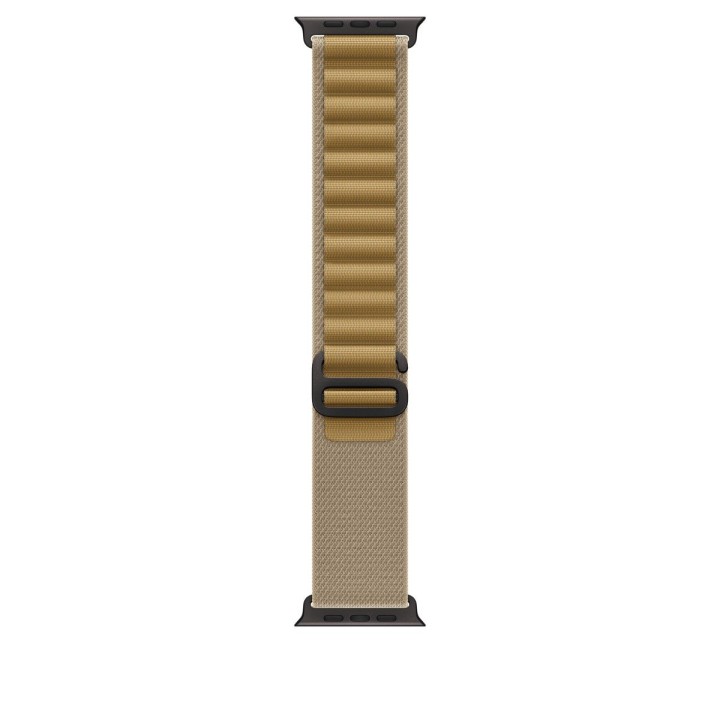 Ремешок для Apple Watch Ultra 49mm Tan Alpine Loop - S (Бежевый) Black Titanium Finish