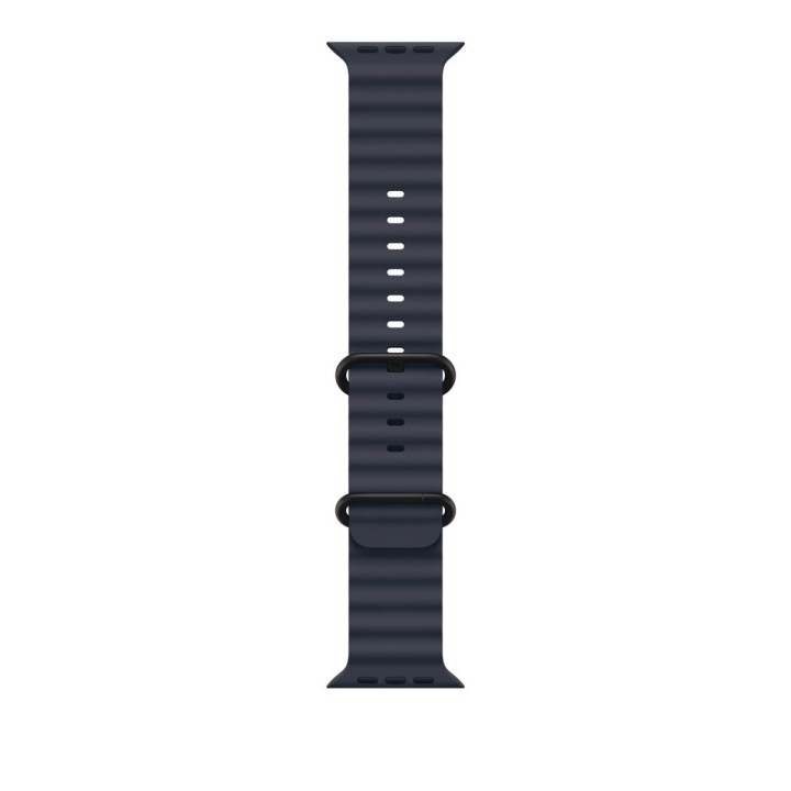 Ремешок для Apple Watch 49mm Navy Ocean Band Black Titanium Finish (Темно-синий)