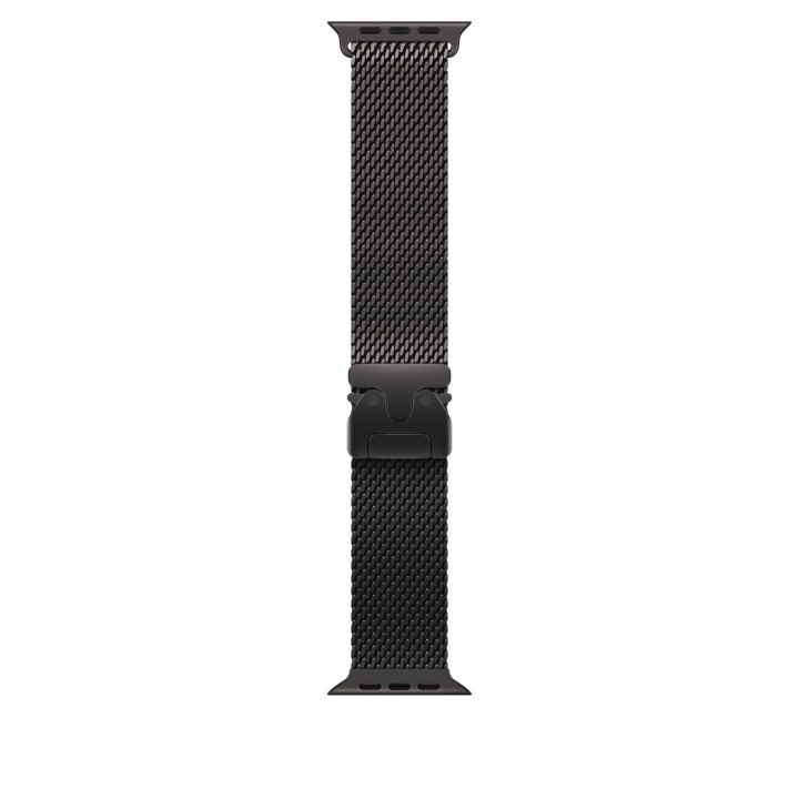 Ремешок для Apple Watch 49mm Black Titanium Milanese Loop - M (Черный) (MXKG3)