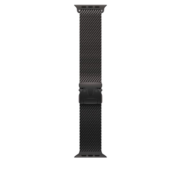 Ремешок для Apple Watch 49mm Black Titanium Milanese Loop - S (Черный) (MXKF3)