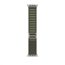 Ремешок для Apple Watch Ultra 49mm Dark Green Alpine Loop - L (Зеленый) Natural Titanium Finish Ремешок для Apple Watch Ultra 49mm Dark Green Alpine Loop - L (Зеленый) Natural Titanium Finish