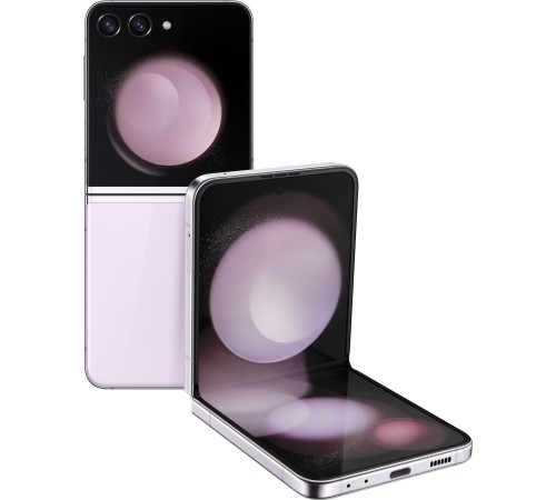 Смартфон Samsung Galaxy Z Flip5 8/512Gb Dual (nano SIM + eSIM), фиолетовый — стильный и мощный гаджет.