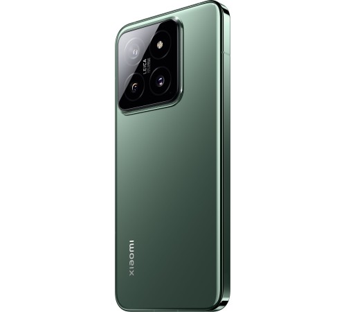 Смартфон Xiaomi 14 12/512 ГБ в зелёном цвете — мощный и стильный гаджет.