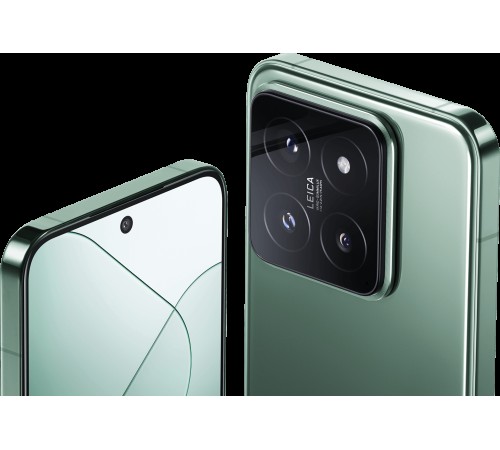 Смартфон Xiaomi 14 12/512 ГБ в зелёном цвете — мощный и стильный гаджет.