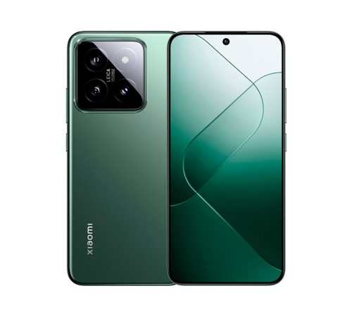 Смартфон Xiaomi 14 12/512 ГБ в зелёном цвете — мощный и стильный гаджет.