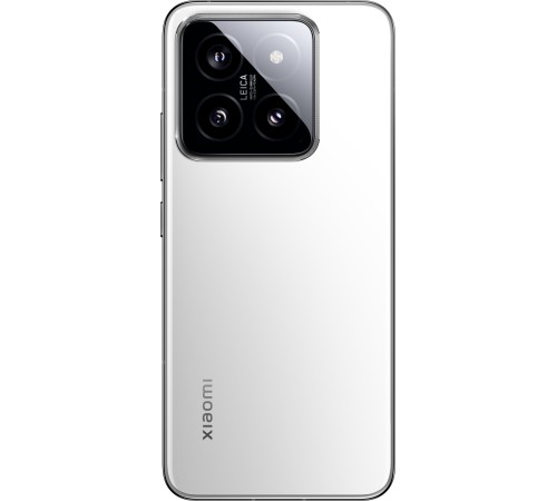 Смартфон Xiaomi 14 12/256 ГБ (RU) в белом цвете — мощный и стильный гаджет.