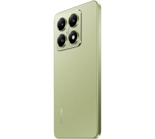 Смартфон Xiaomi 14T 12/256 (EU) в ярком зелёном цвете — модель Lemon Green.