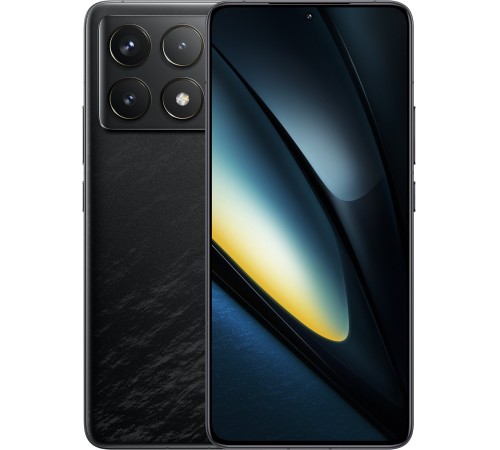 Смартфон Xiaomi POCO F6 Pro 5G 12/256 ГБ, EU, Dual nano-SIM — стильный и мощный гаджет в чёрном цвете.