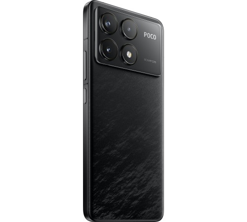 Смартфон Xiaomi POCO F6 Pro 5G 12/256 ГБ, EU, Dual nano-SIM — стильный и мощный гаджет в чёрном цвете.
