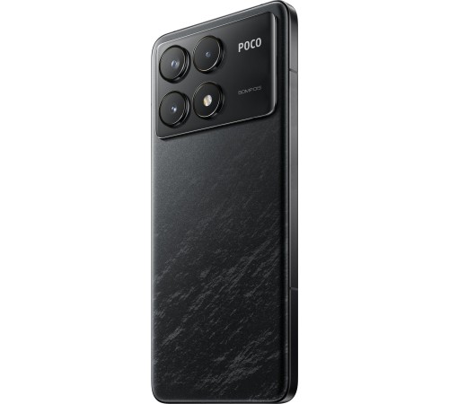 Смартфон Xiaomi POCO F6 Pro 5G 12/256 ГБ, EU, Dual nano-SIM — стильный и мощный гаджет в чёрном цвете.