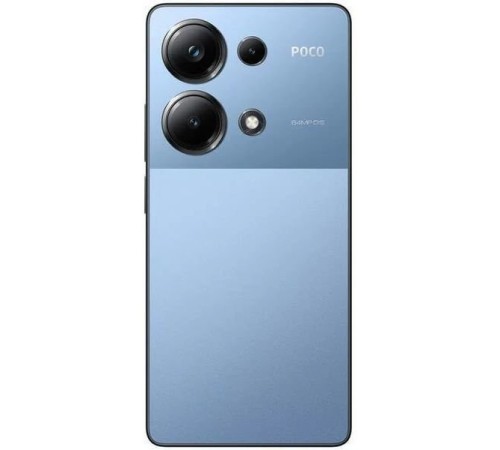 Смартфон Xiaomi POCO M6 Pro 8/256 ГБ в синем цвете: Dual nano-SIM, версия RU