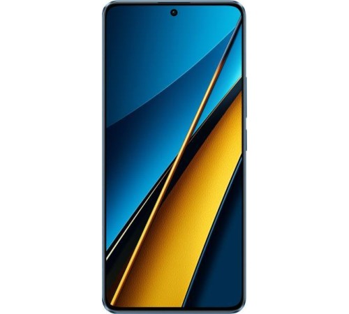 Смартфон Xiaomi POCO X6 5G 12/256 ГБ, Dual nano-SIM, синий — мощный выбор для истинных ценителей технологий.