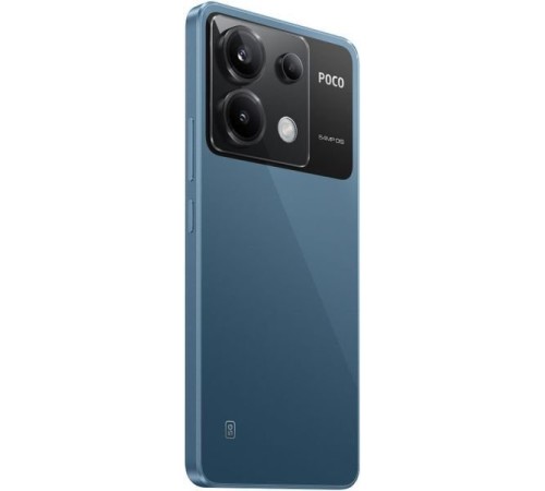 Смартфон Xiaomi POCO X6 5G 12/256 ГБ, Dual nano-SIM, синий — мощный выбор для истинных ценителей технологий.