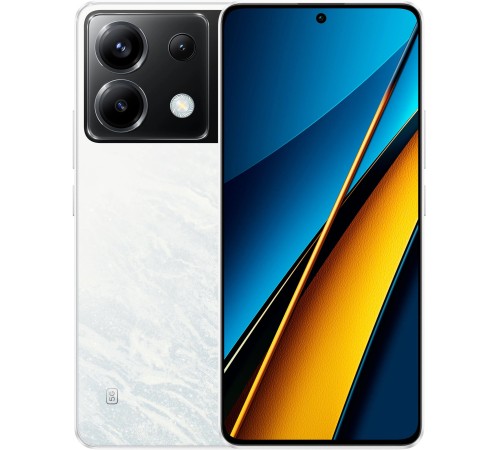 Смартфон Xiaomi POCO X6 5G 8/256 ГБ, EU, Dual nano-SIM — стильный и мощный гаджет в белом цвете