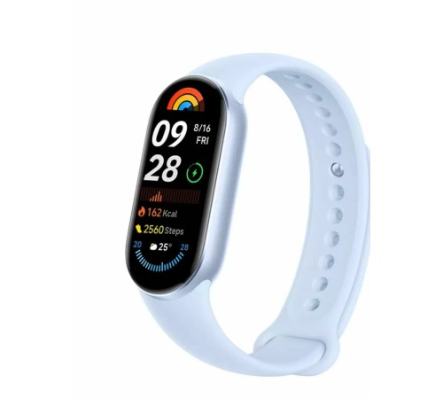 Фитнес-браслет Xiaomi Smart Band 9 в синем цвете: стильный выбор для активного образа жизни