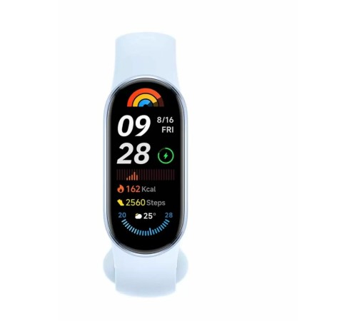Фитнес-браслет Xiaomi Smart Band 9 в синем цвете: стильный выбор для активного образа жизни