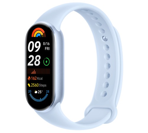 Фитнес-браслет Xiaomi Smart Band 9 в синем цвете: стильный выбор для активного образа жизни
